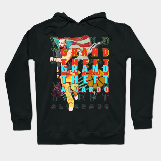 Grand Theft Alvarado Hoodie by teeharveyoslwald